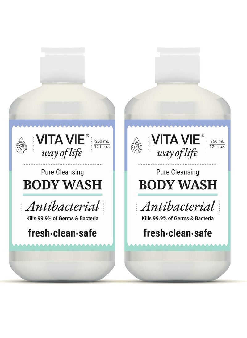 vita vie Body Wash, 12 oz (2-Pack)  - Image 1