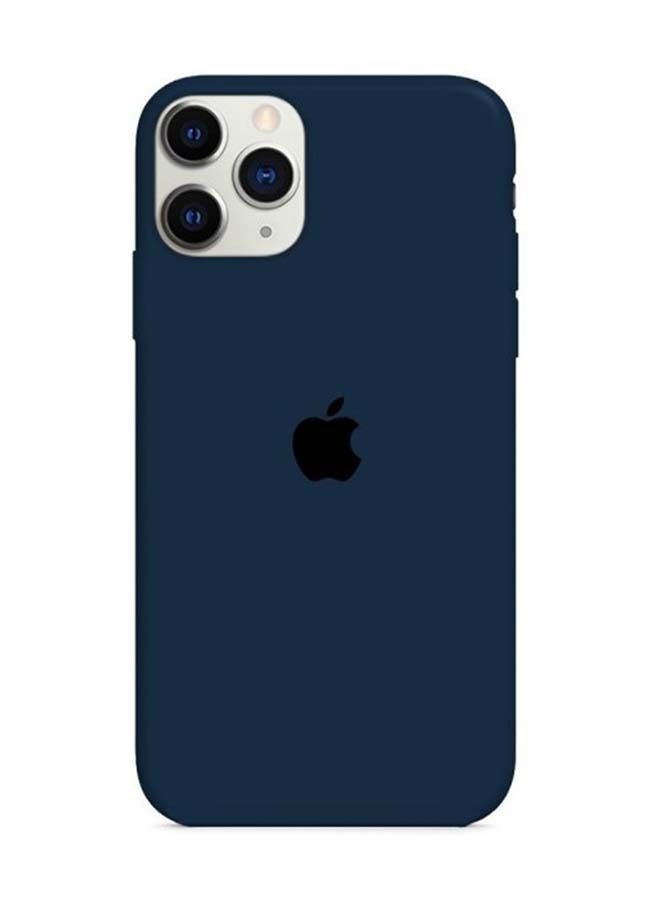 Protective Silicone Back Cover For Apple iPhone 12 Pro Max Dark Blue - Image 3