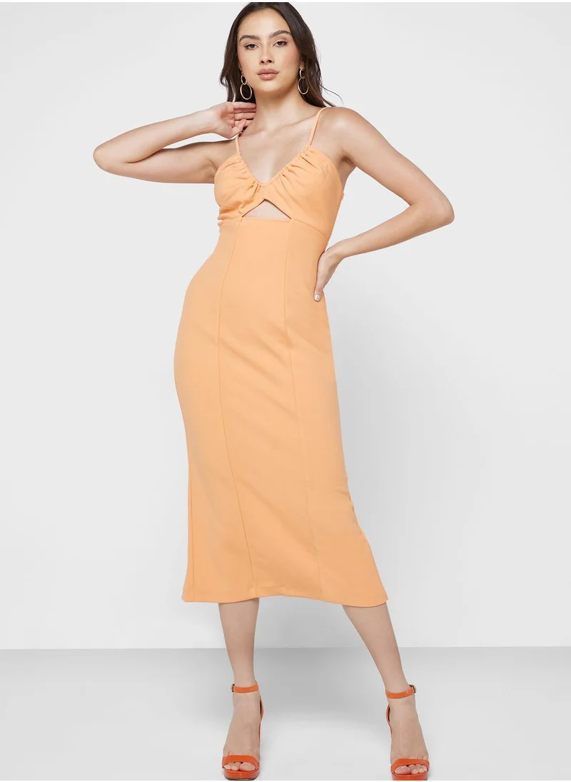 Finders Keepers Strappy Cut Out Detail Dress
