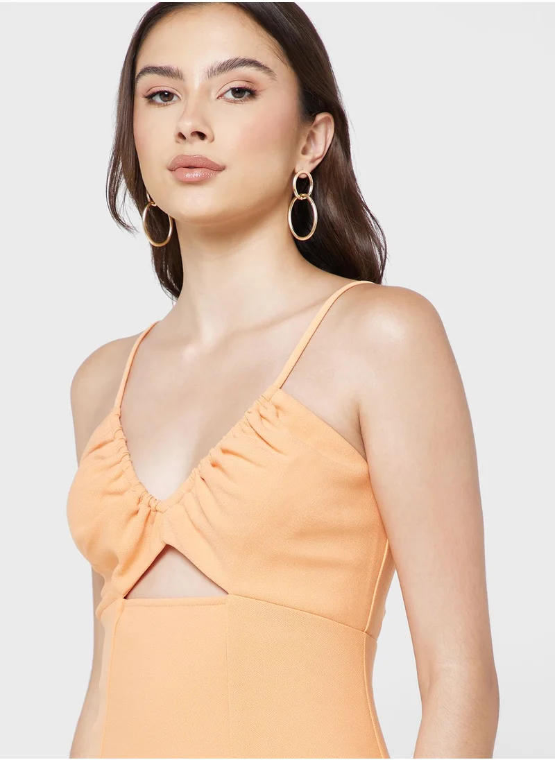 Finders Keepers Strappy Cut Out Detail Dress