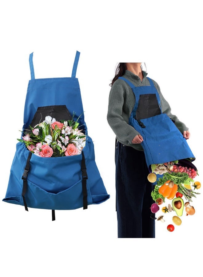 أوبتيا مئزر البستنة، مئزر الحديقة مع جيوب سريعة الفتح، قماش أكسفورد مقاوم للماء مع حزام تعديل متقاطع، أعمال المزرعة - Image 1