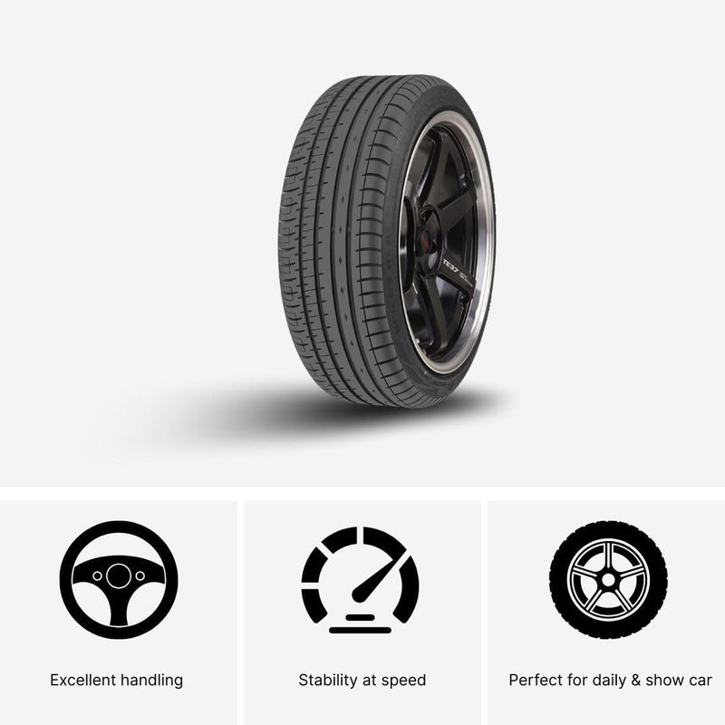 Accelera Phi-R All-Season Passenger Car High Performance Radial Tire-215/55R16 215/55ZR16 215/55/16 215/55-16 97W Load Range XL 4-Ply BSW Black Side Wall UTQG 400AA - Image 5