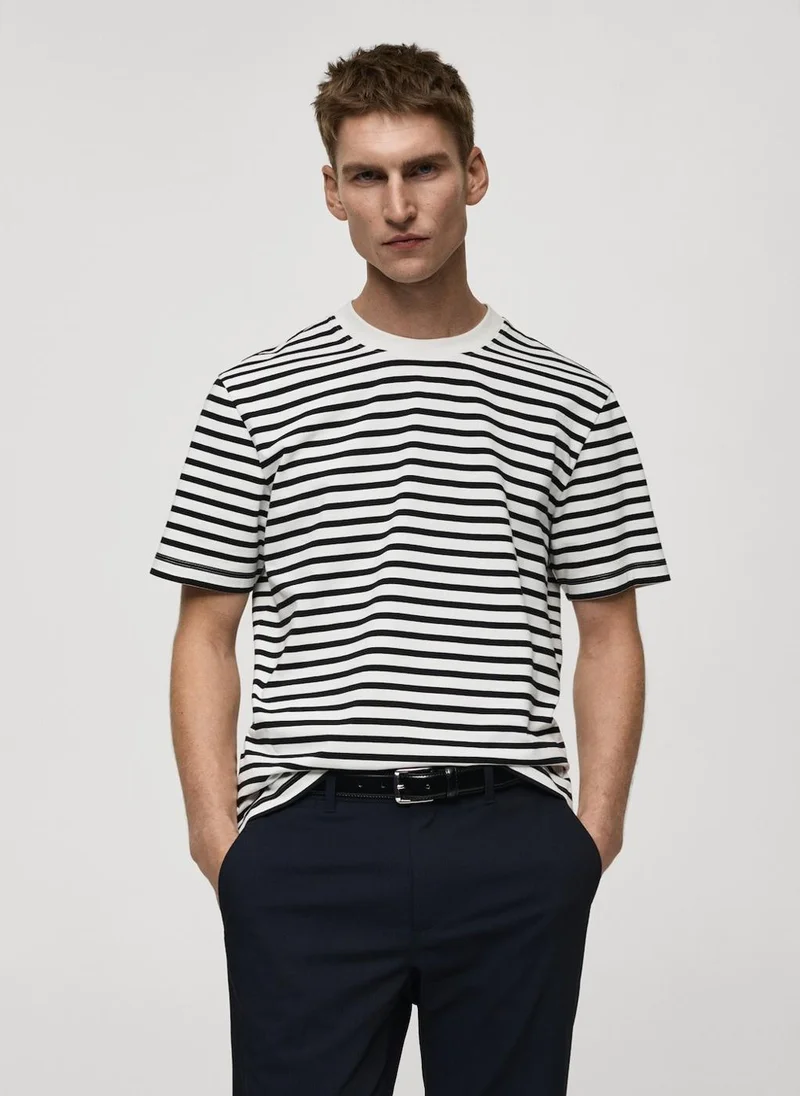 مانجو مان Striped T-Shirt