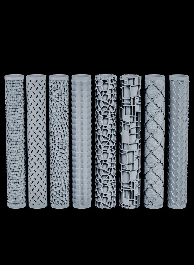 AUSPDICE Terrain Texture Roller, Unique DND Gift -High Detail RPG Game Pieces Designed for Foam and Polymer Clay Modeling 3D Printed S412E Cobblestone - Image 5