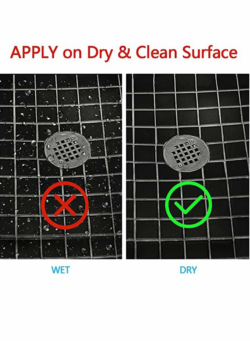 KASTWAVE Tub Drain Hair Catcher Strainer 25 PCS, Shower Drain Hair Trap, Disposable Shower Drain Hair Catcher Mesh Stickers, Easy to Install Suit for Bathroom, Bathtub, Kitchen (3.5" Regular Round) - Image 2