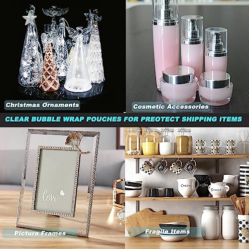 REDOVANT 16” x 20” Large Bubble Out Bags&Pouches, 25Pcs Bubble Pouches Wrap Bag, Double Walled Bubble Cushioning Bags for Shipping Moving Storing Packing Supplies for Dishes Glasses Plates Protective Bubble - Image 4