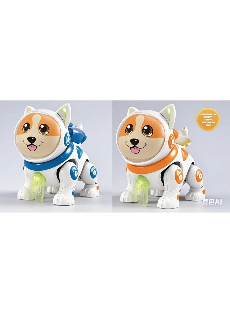 Dog Smart Space Dog Toy for Kids – Musical Lighting, Walking Movement, Moving Head, and Light Cannon - Image 3
