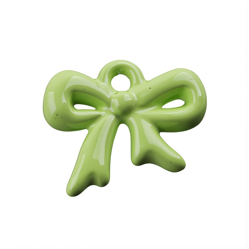 No Burr Bow Acrylic Charms No Fade Smooth For Stress Free DIY Crafting - Image 1