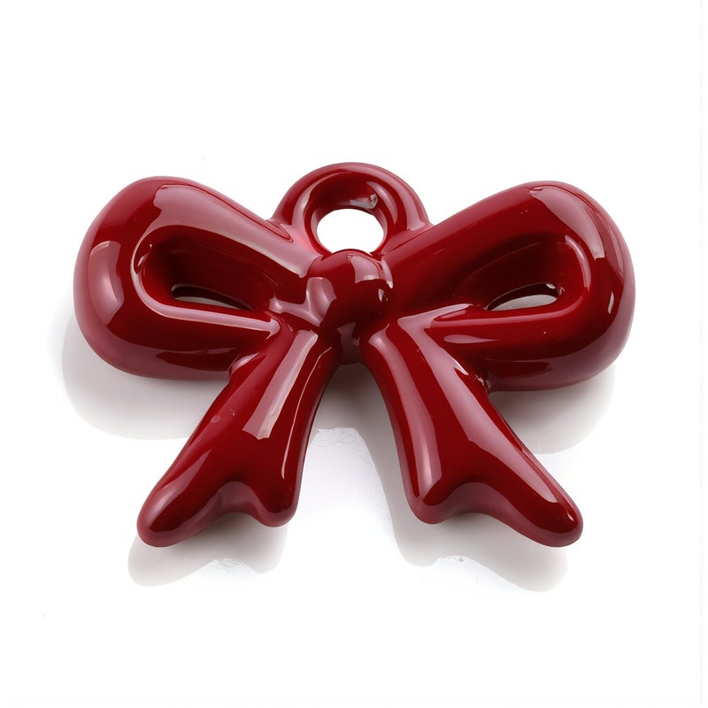 No Burr Bow Acrylic Charms No Fade Smooth For Stress Free DIY Crafting - Image 5