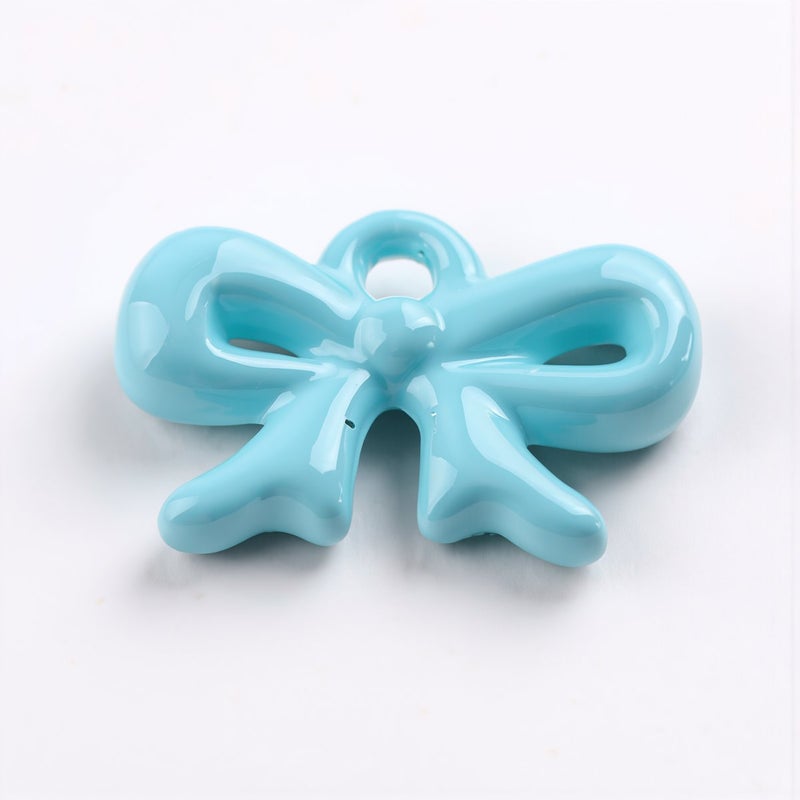 No Burr Bow Acrylic Charms No Fade Smooth For Stress Free DIY Crafting - Image 4