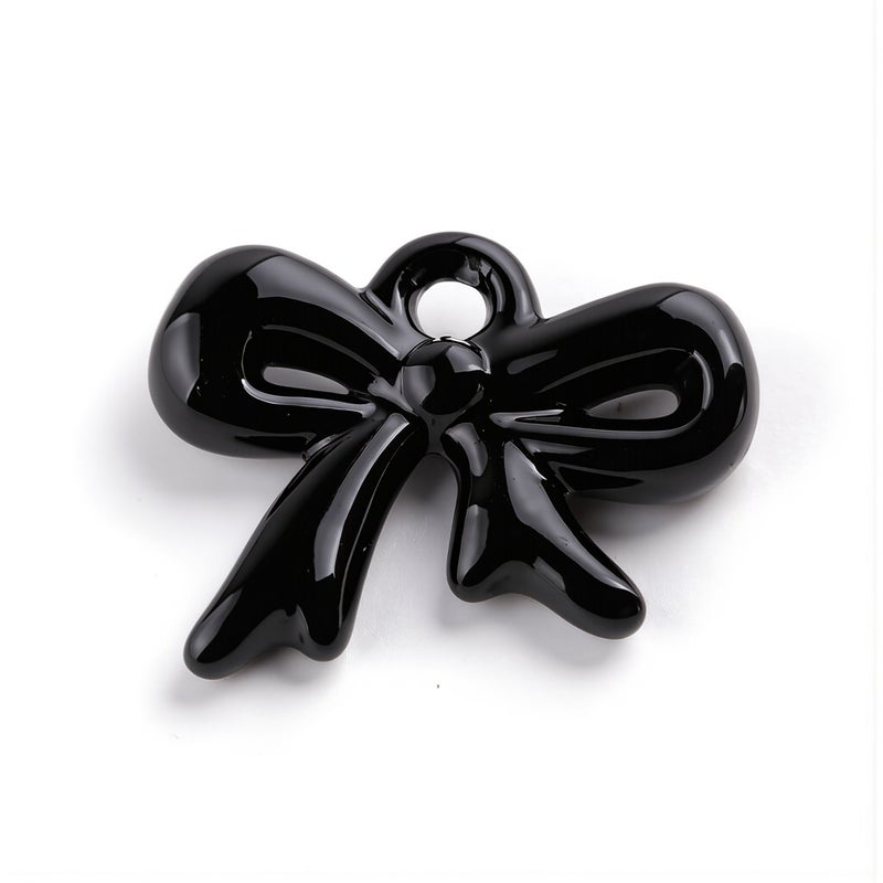 No Burr Bow Acrylic Charms No Fade Smooth For Stress Free DIY Crafting - Image 2