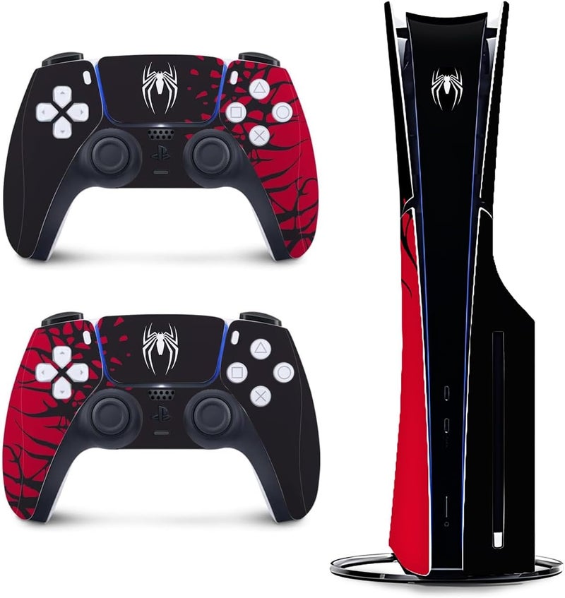 NexiGo PS5 Slim Skin for PS5 Disc Edition Console and Controller - Premium 3M Vinyl Cover Wraps - Spider-Man - Image 4