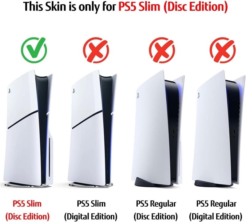 NexiGo PS5 Slim Skin for PS5 Disc Edition Console and Controller - Premium 3M Vinyl Cover Wraps - Spider-Man - Image 2