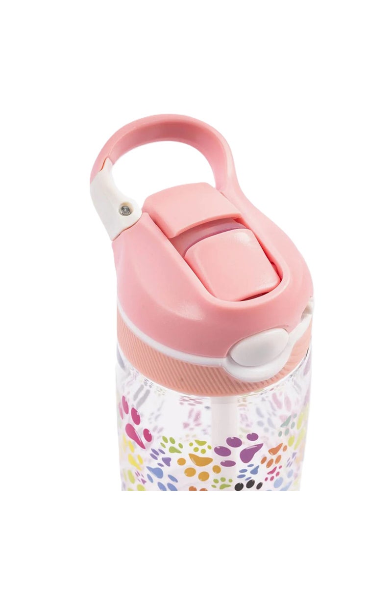 COCOBEE Tritan Leakproof Water Bottle, 480Ml – Bpa Free, Push-Button Lid, Age 3+ (Pink) - Image 3