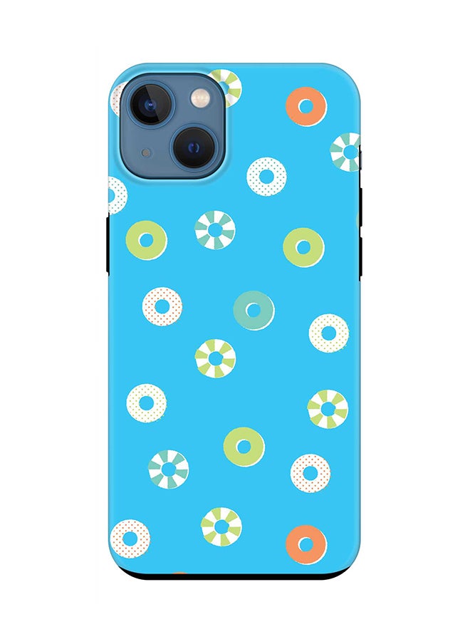 Stylizedd Tough Pro Series Case for Apple iPhone 14 Plus Case Dual Layer hybrid PC & TPU Customized Mobile Cover Shield with inner TPU protection Matte Finish - Loopy Hoops 