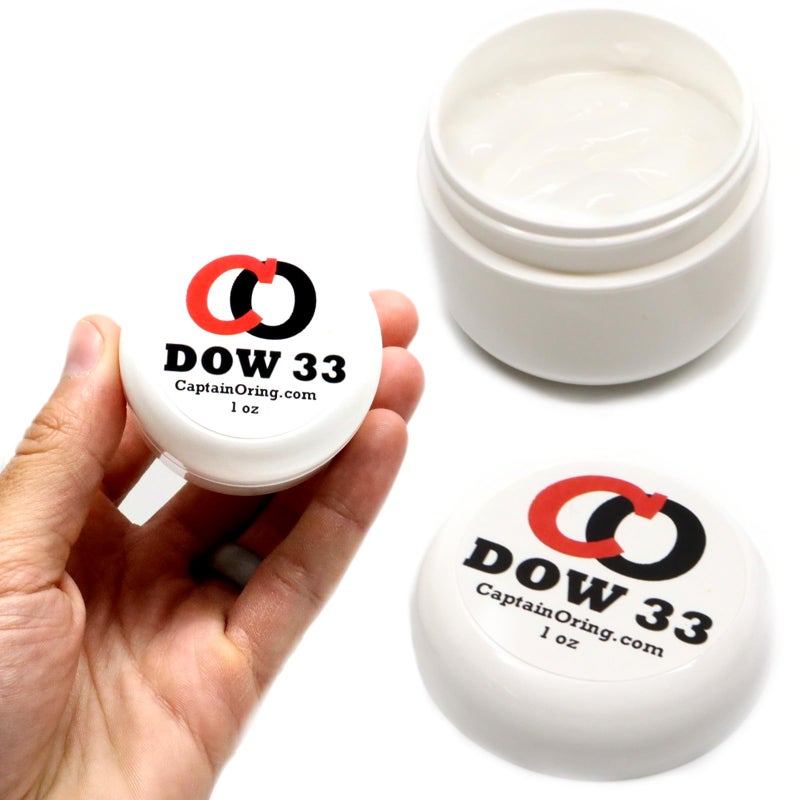 Captain O-Ring Pure DOW 33 Paintball Lubricant Grease (1 oz Jar DOW33) Paintball Marker Maintenance Lube - Image 1