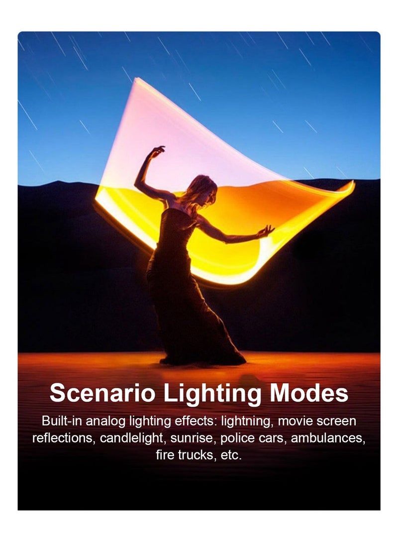 FlashHawk Handheld RGB Tube,LED Video Light Stick, RGB Full Color with 10 Kinds of Colorful Lights and 3000k-6000k Adjustable Lights, Suitable for Vlog Live Product Portrait Photography - Image 5