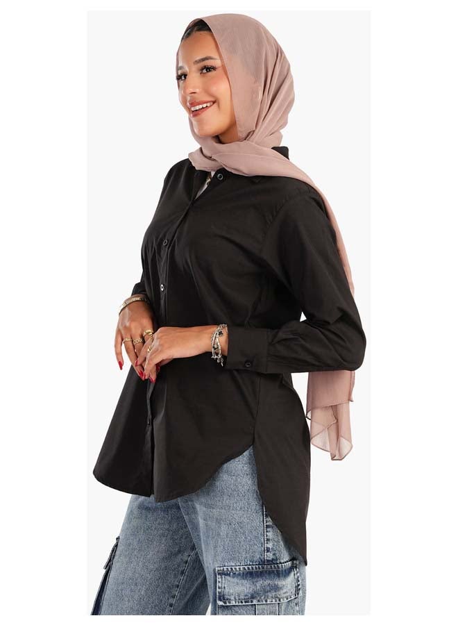 Carina Asymmetrical Long Sleeves Shirt - Image 2