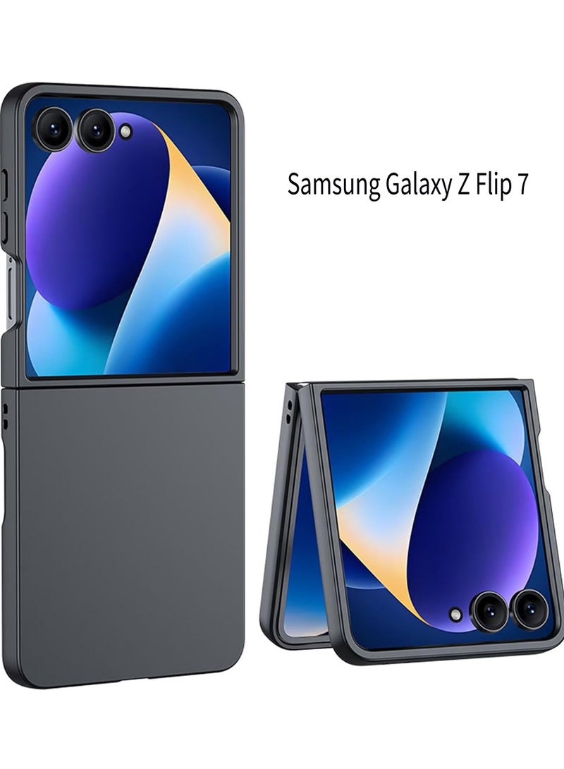 Rock Pow Case for Samsung Galaxy Z Flip 7, Ultrathin Hard Shockproof Back Cover with Touch Sensitive Screen Protector Anti Scratch Case