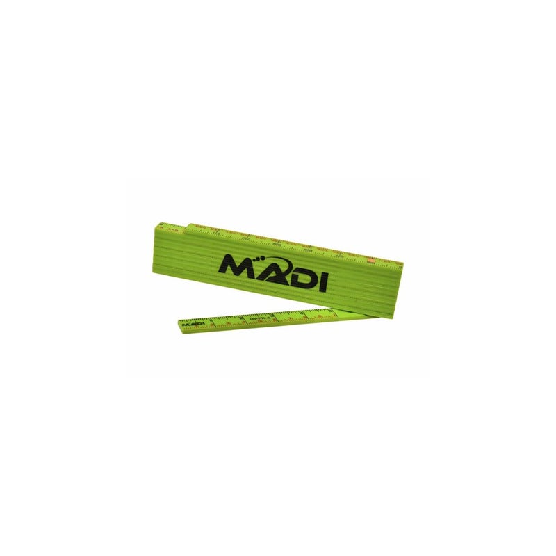 MADI 6 Fiberglass Folding RuleRuler Precise Inside Reading with CenterPoint Markings for Accurate Measurements MPFR6 - Image 2