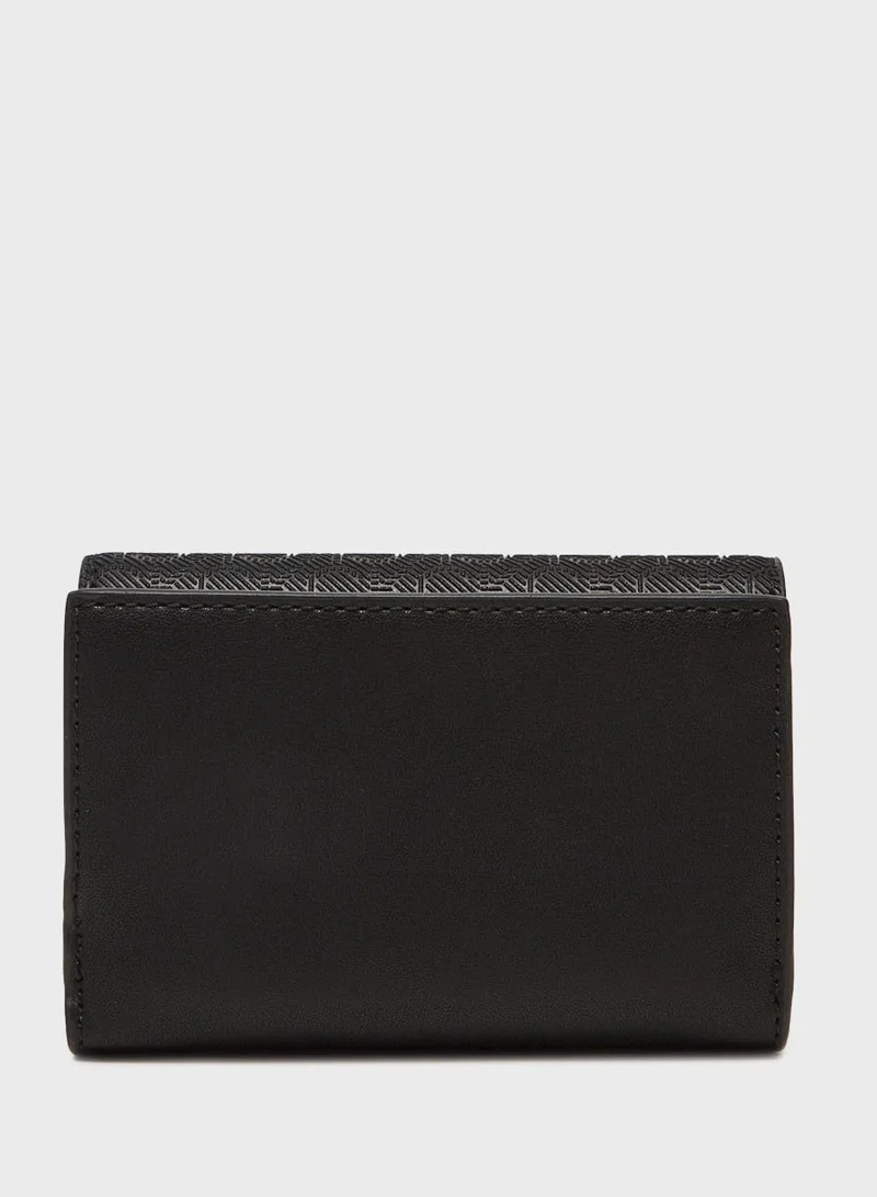 CALVIN KLEIN Logo Trifold Wallet