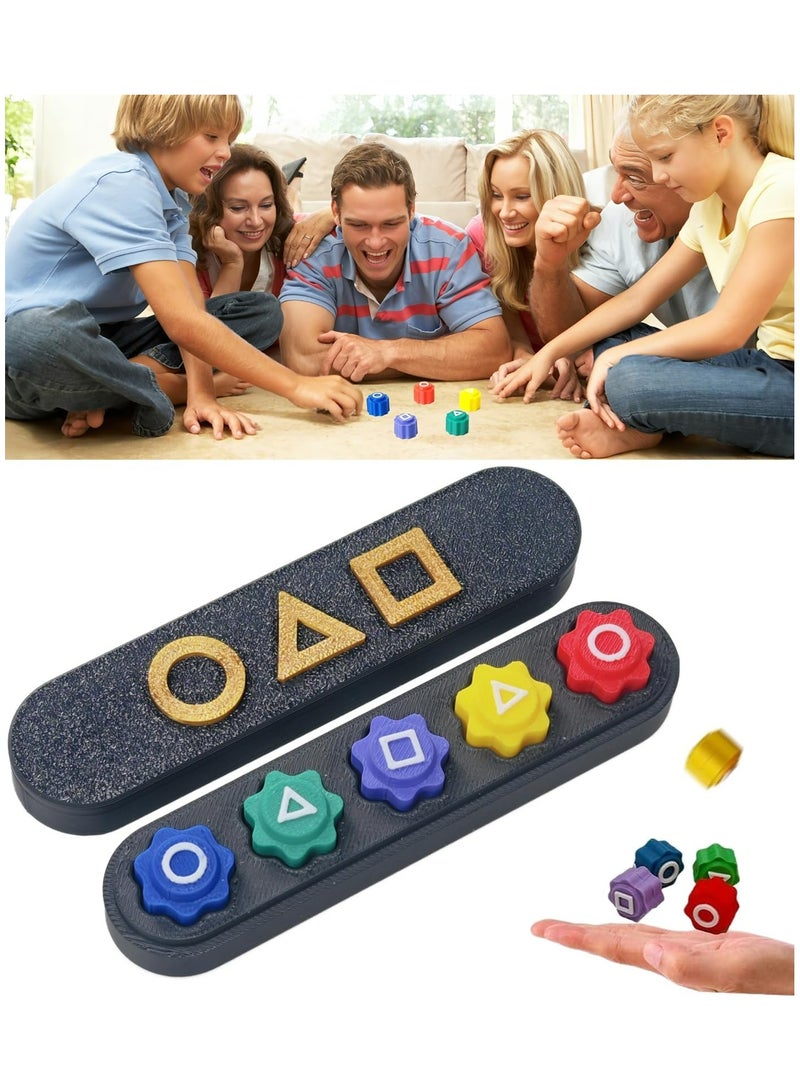 Dominy Gonggi Korean Game Toy, Folk Dice Stone Catching Game Jebi Kicks, Gong-gi, Biseokchigi, Paeng-y, DDAKJI, Hand Eye Coordination Training Toy - Image 3