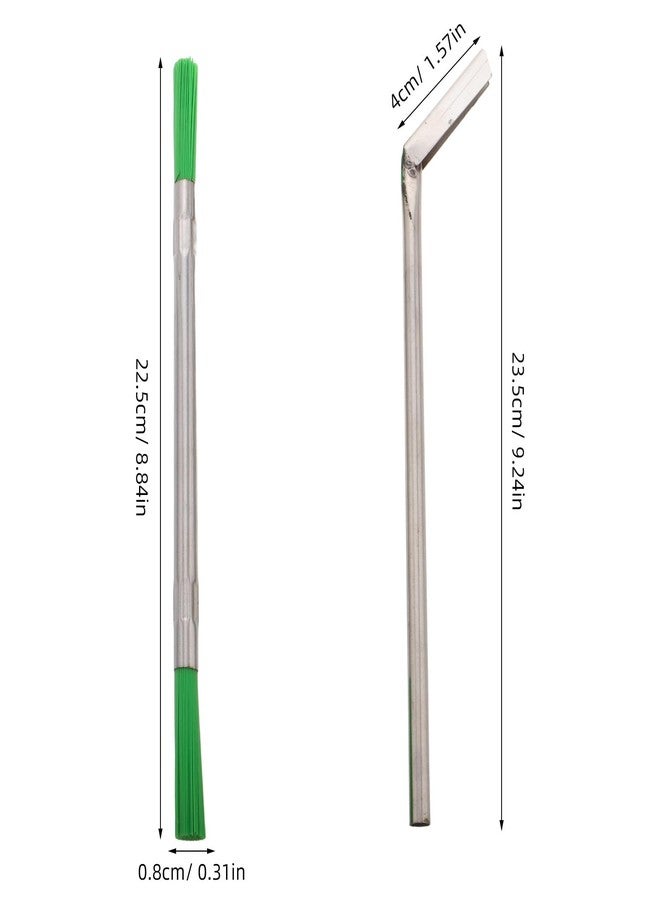 PRETYZOOM 9-Inch Elevator Maintenance Tool Set - Efficient Track Cleaner Scraper Deep Cleaning Gaps and Trash Removal for Home and Business Use - Image 2