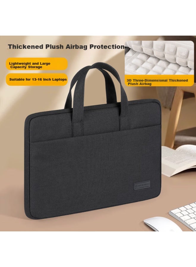 Brinch Laptop Bag Handheld Shoulder 14-15 Inch For Apple Huawei Business Commuter Briefcase - Image 1