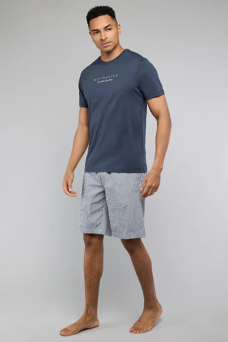 أر أند بي Printed Shorts Pyjama Set