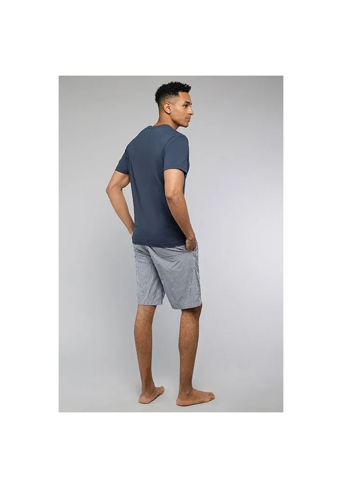 R&b  Printed Shorts Pyjama Set for Men | Best Price UAE