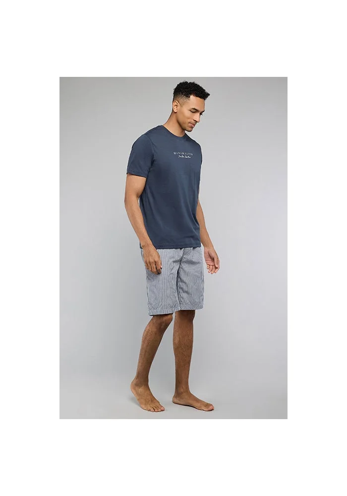 R&b  Printed Shorts Pyjama Set for Men | Best Price UAE