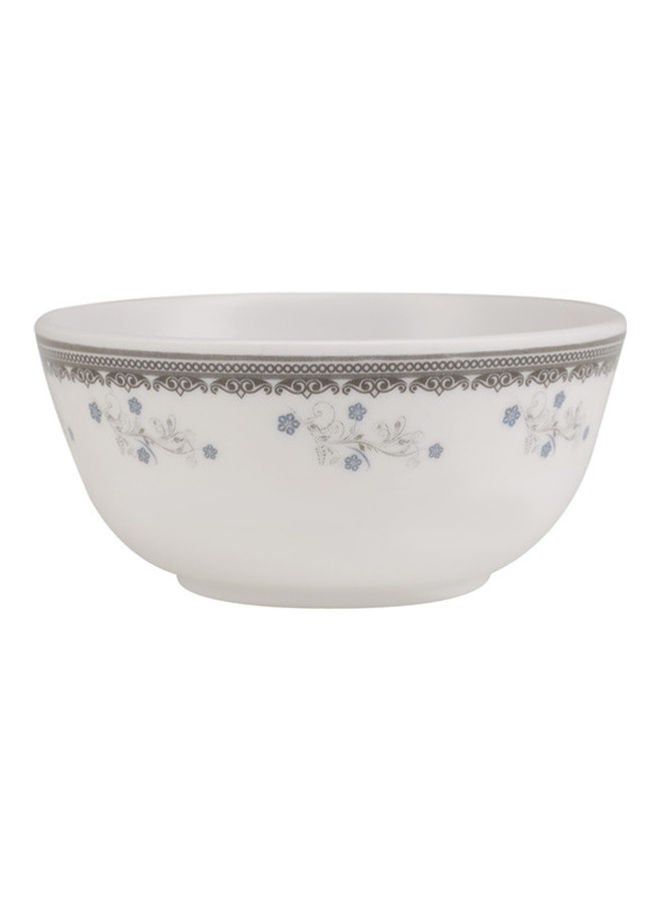 Royalford Melamineware Serving Bowl, 3.75" Deep Soup Bowl | RF10609 | Durable & Chip Resistant Bowl | Non-Toxic & Hygienic | White Bowl for Soup, Cereal, Salad, Ice-cream, Dessert 3.75inch - Image 1