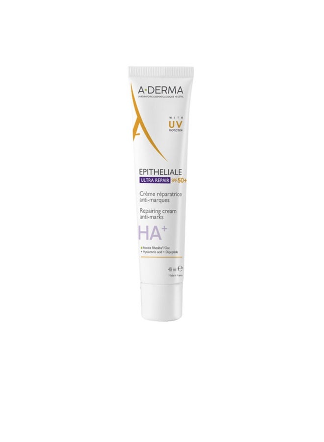 A-Derma Epitheliale Ultra Repair SPF50+ Cream 40ml - Image 1