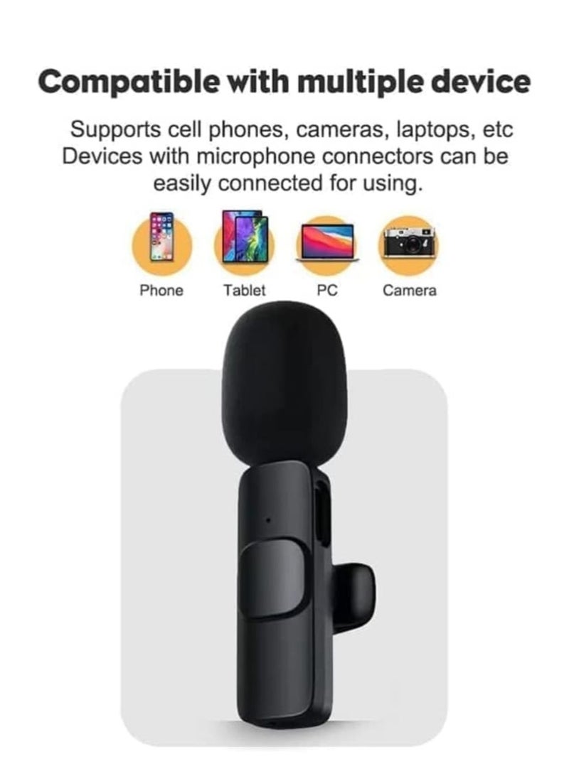 Wireless microphone compatible with all Lightning Type-C ports such as mobile phones, cameras, and laptops - Image 3