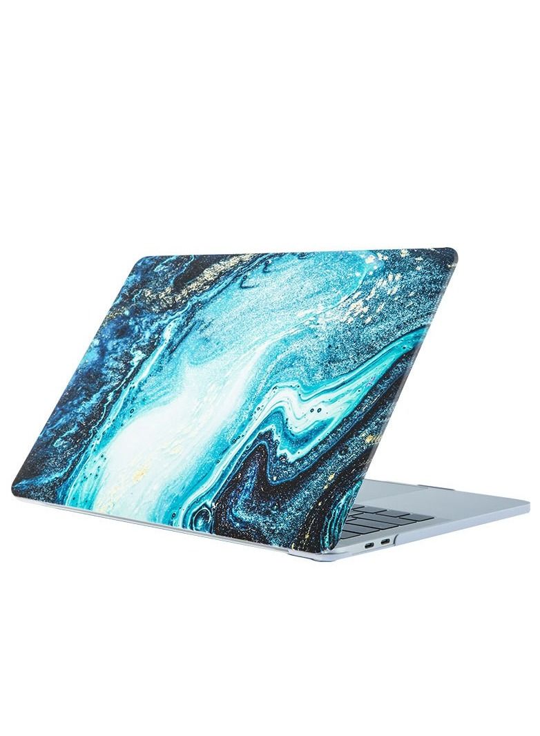 Loquat Suitable For MacBook Frosted Painted Marble Shell Protective Case 