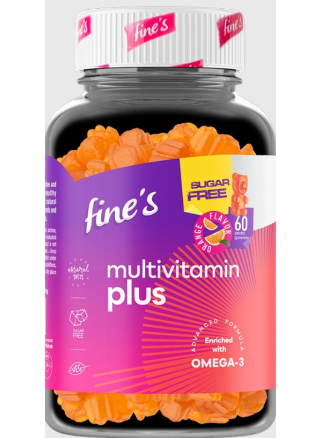 Fine’s Multivitamin Plus Omega-3 Gummies 60s