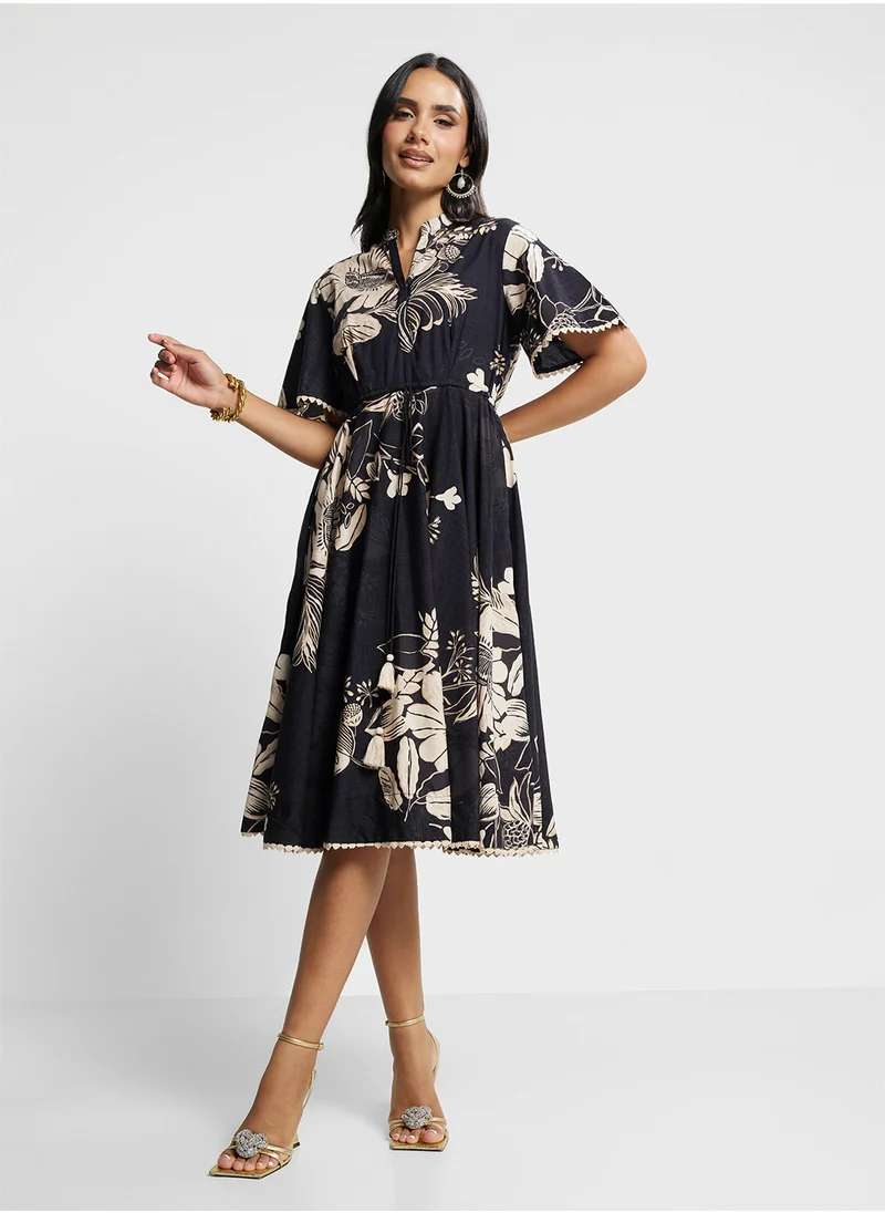 Biba Printed Dress