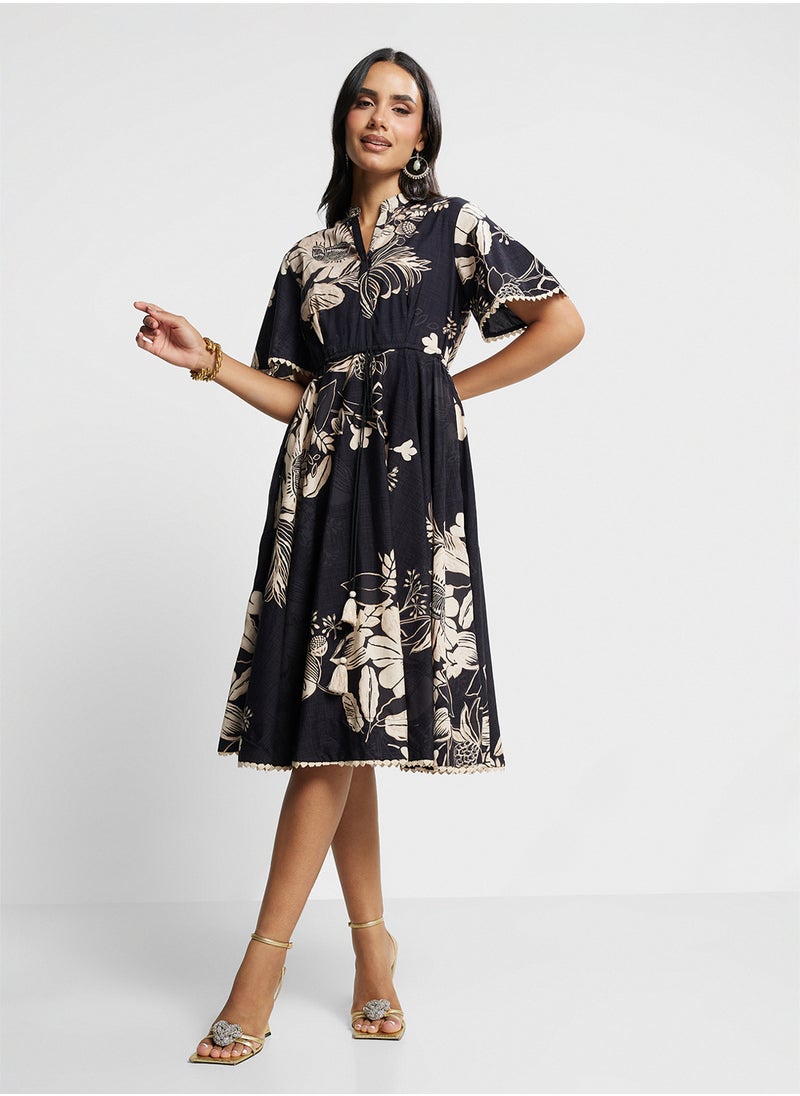 Biba - Printed Dress - Image 1