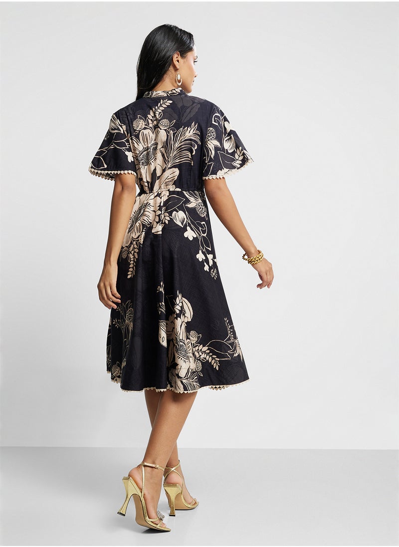 Biba - Printed Dress - Image 1
