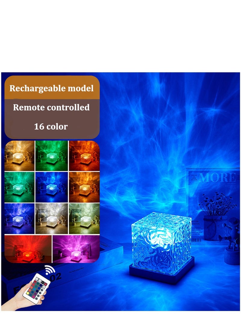 Furtey Ramadan & Eid Exclusive Crystal Star Projector - Islamic Artistry Night Light with 16 Dynamic Colors, Smart Timer & Remote, Celestial Aurora for Bedroom Decor - Premium Gift for Women/Family  - Image 1