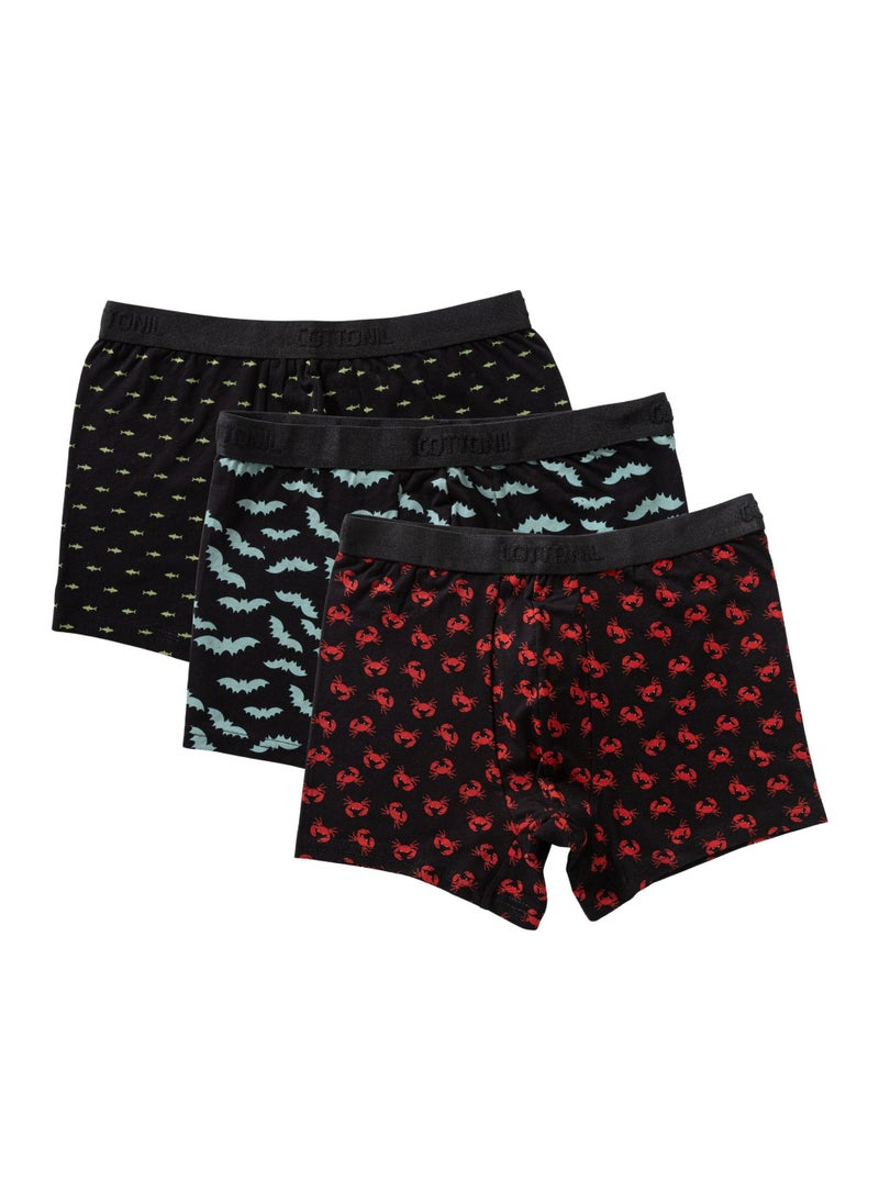 COTTONIL Pack of 3 Cotton Style Boxer Underwear for Men  - Image 1
