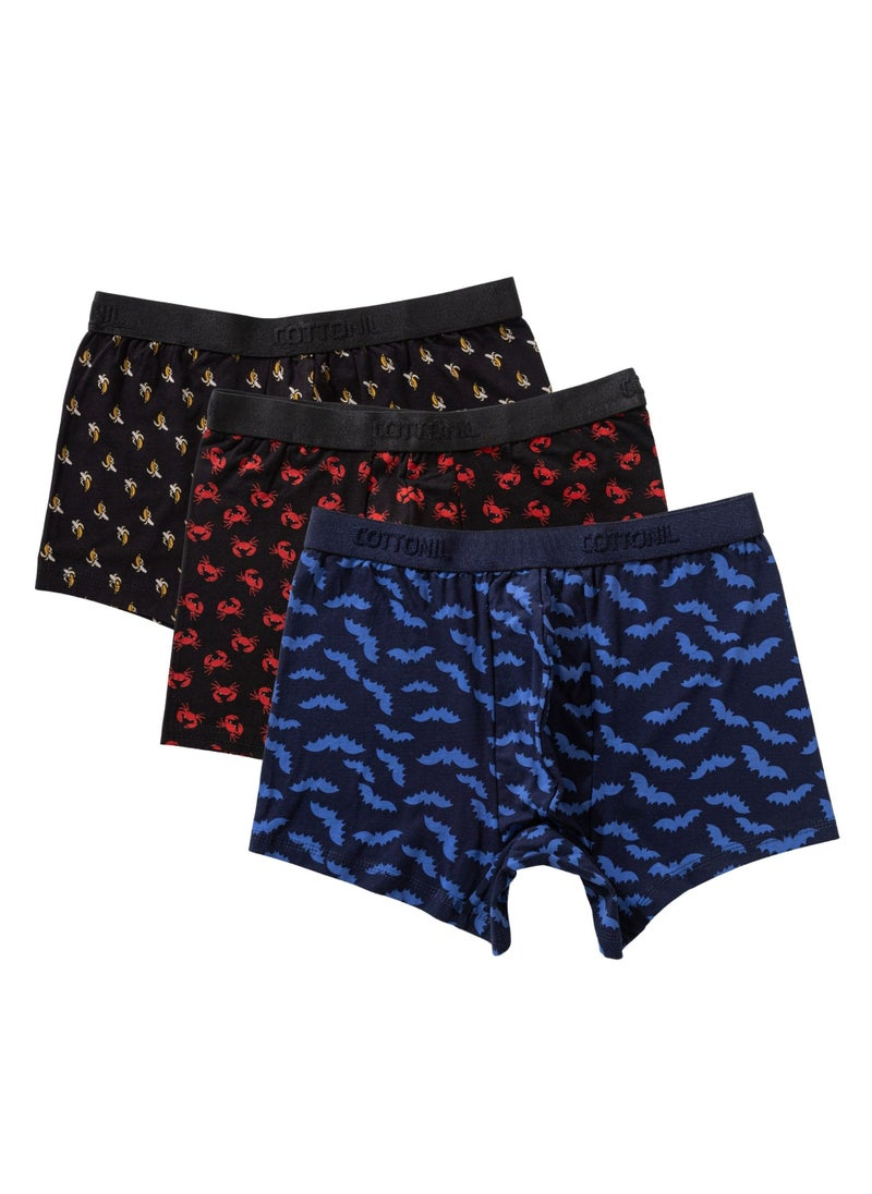 COTTONIL Pack of 3 Cotton Style Boxer Underwear for Men  - Image 2