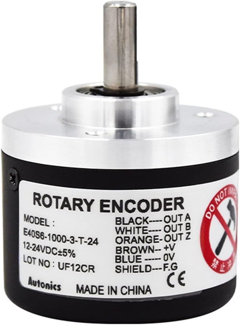 Rotary Encoder E40S6-3-T-24 E40S6-3-N-24 E40S6-6-L-5 3-1-24 3-2-24 3-V-24 3-T-5 6-L-24 1000P 1024PR Incremental Encoder(E40S6-10P,3-T-5) - Image 1