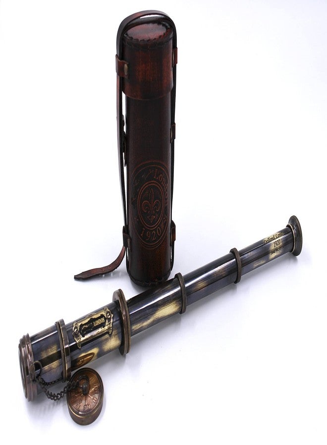 OCEAN REPLICAS Vintage Brass Ship Telescope - Nautical Marine Spyglass for Sailing, Trekking & Maritime Decoration - Royal Navy Inspired Designer Replica for Sailors & Collectors - Image 4