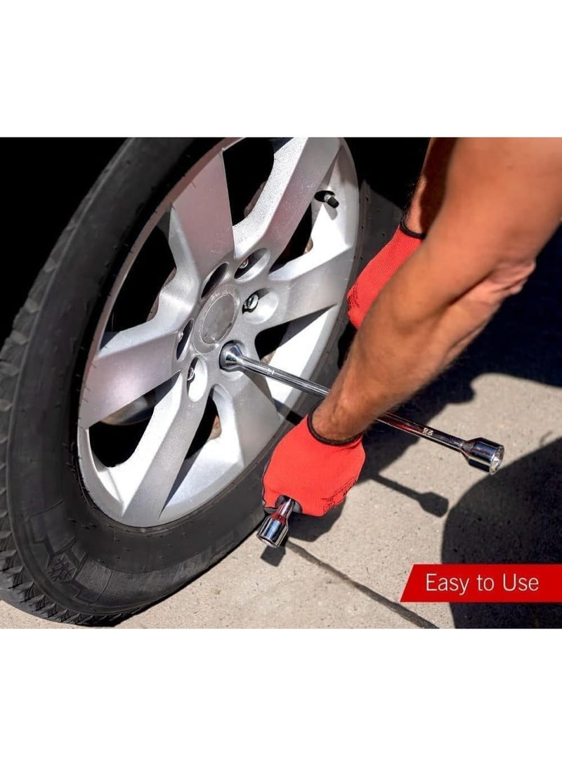 مفتاح عجل صليبة 4 اتجاهات 16 بوصة – قوي وعملي لتغيير الكاوتش والطوارئ على الطريق - Image 4