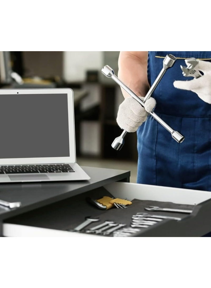 مفتاح عجل صليبة 4 اتجاهات 16 بوصة – قوي وعملي لتغيير الكاوتش والطوارئ على الطريق - Image 3