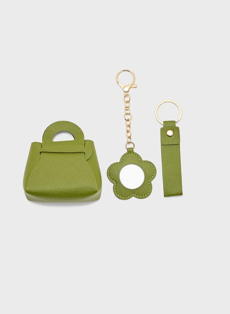 جينجر Bag Charm Trio – Style x3