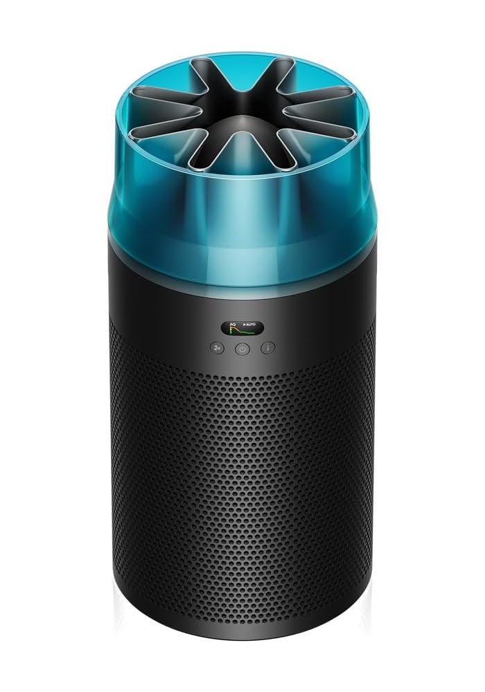 دايسون Dyson HushJet™ Purifier Compact (Black/Teal) | Air Purifier | 2 Year Warranty 491099-01 Black/Teal - Image 1