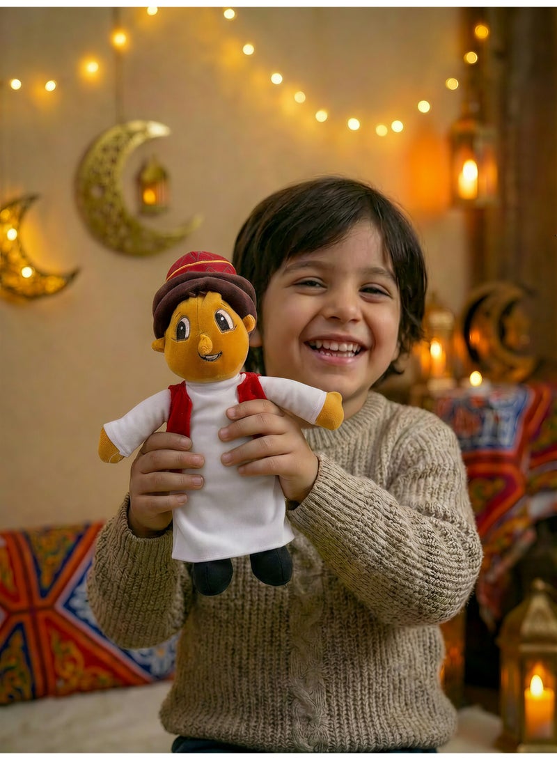 Bakar Plush Toy – Ramadan Cartoon Character Soft Doll for Kids – 25cm – Silent Model (Non-Musical) - Image 1