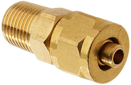 Viair 92951 18 Male NPT to 14 Compression Fitting for 14 Air Line Brass - Image 1